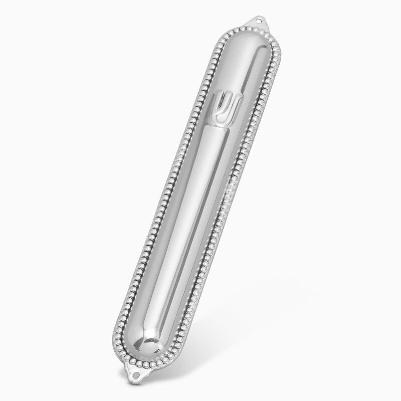 081 - Pearl Trimmes Mezuzah Sterling Silver