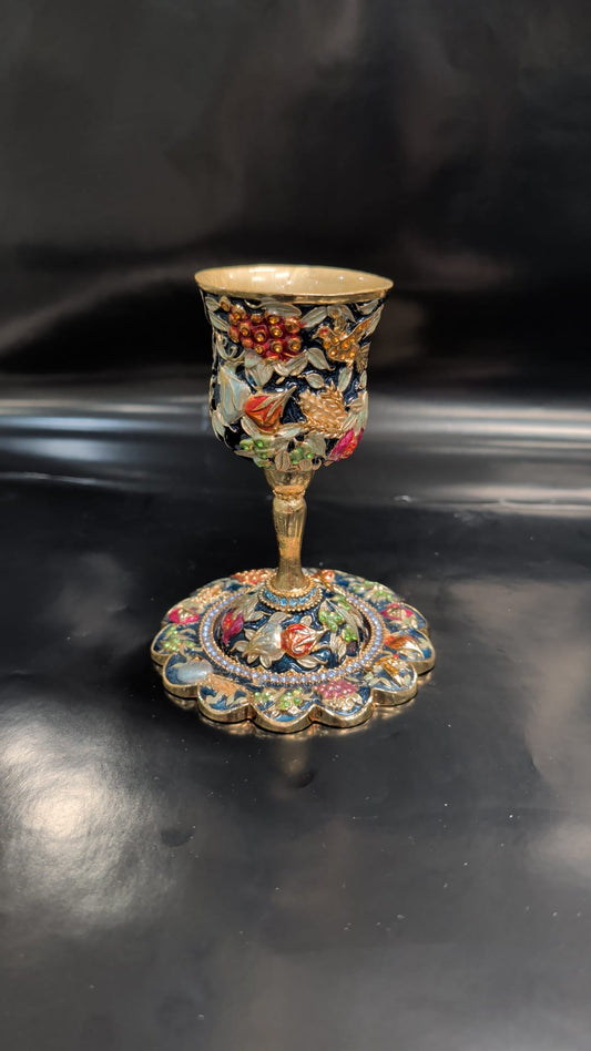 107 - Seven Species Kiddush Cup