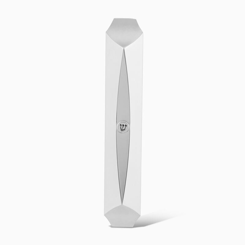 072 - Shin Mezuza Silver-Plated