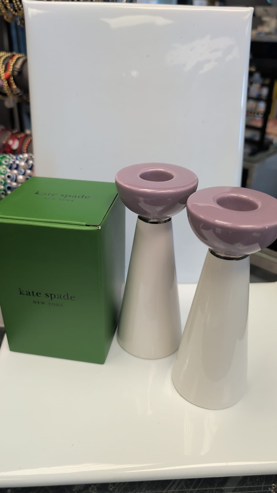 130 - Kate Spade Candlesticks