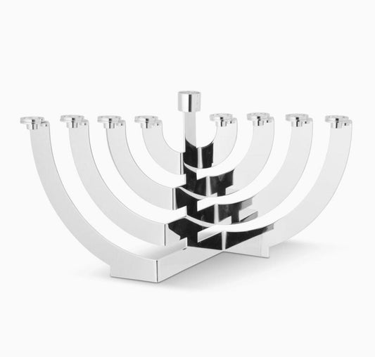 023 - Menorah - Silver Plated
