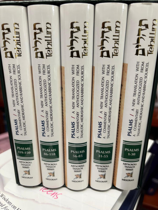 B017 - Tehillim - 5 Volume Set (small)