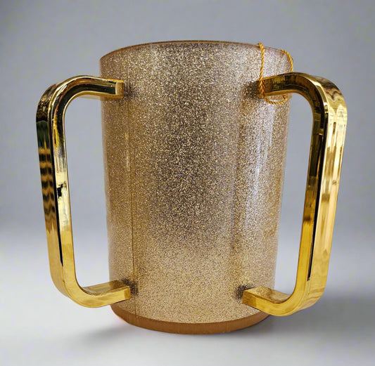 031 - Washing Cup - Gold Handles